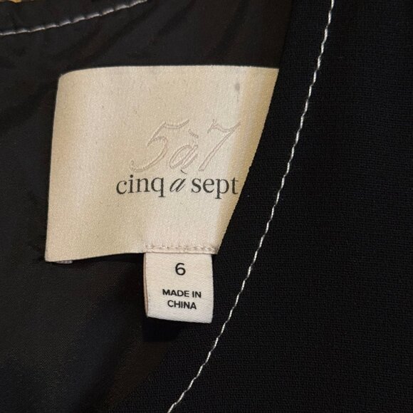 NWOT--Cinq a Sept Racerback LBD | Size 6 - Picture 3 of 6